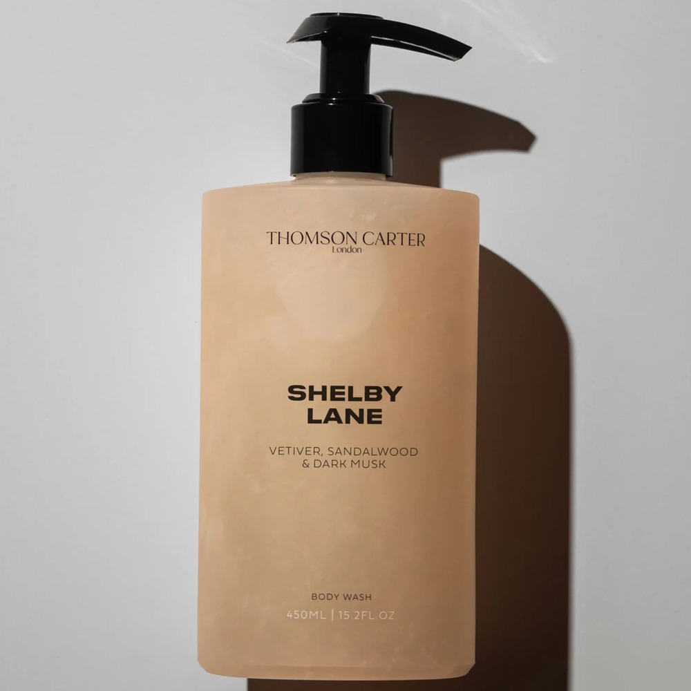 Thomson Carter Shelby Lane Body Wash 450ml Vetiver Sandalwood Dark Musk